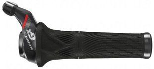 Манетка SRAM GX Grip Shift 11 Speed ​​ззаду with Locking Grip Red 00.7018.207.005