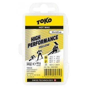Парафин Toko High Performance yellow 40 g 550 1025
