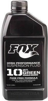 Олива FOX Suspension Fluid 10WT Green 946ml (32 oz)  025-03-008 фото