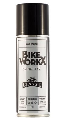 Шампунь BikeWorkX Shine Star спрей 200 мл. SHINE/200 фото