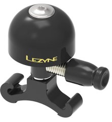 Велодзвоник Lezyne Classic Brass Medium All Black Bell Y13 4712805 993130 фото