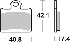 Гальмівні колодки Renthal RC-1 Works Brake Pads, Sintered BP-116 фото