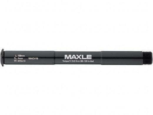 Вісь SRAM Maxle Stealth 15x110, 158mm, M15x1.5, Передня 00.4318.005.019