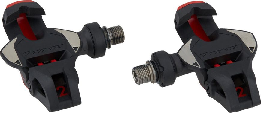 Педалі контактні TIME XPro 12 road pedal, including ICLIC free cleats, Black/Red 00.6718.014.000 фото
