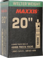 Камера Maxxis Welter Weight 20x1.5/2.5 Ніпель - LFVSEP48 EIB00160500 фото