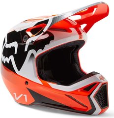 Шлем FOX V1 LEED HELMET [Flo Orange], L 29657-824-L фото