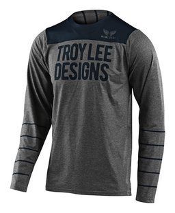 Джерсі TLD Skyline L/S Jersey [Pinstripe Heather/Gray] Розмір S 341018012