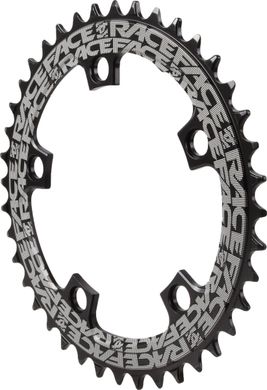 Звезда RaceFace Chainring Narrow Wide 110 38T black RNW110X38BLK фото
