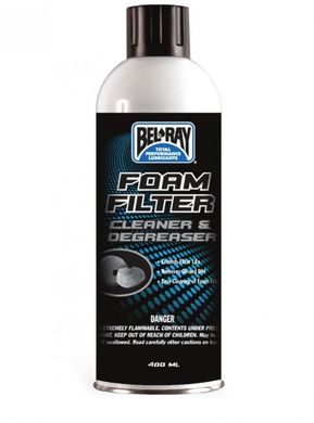 Очиститель воздушного фильтра Bel-Ray Foam Filter Cleaner & Degreaser [400мл], Aerosol 99180-A400W фото