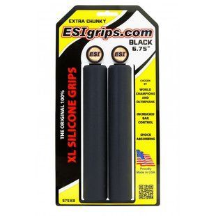 Гріпси ESI XL 6.75" Extra Chunky (чорні) 675XB