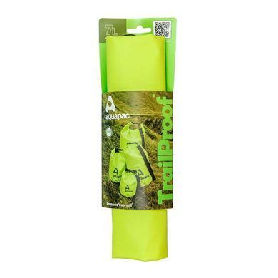 Гермомешок Aquapac с ремнем через плечо Trailproof Drybag - 7L (acid green) w/strap зеленый AQ 731