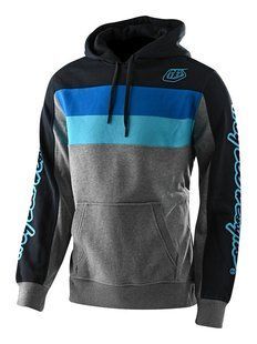 Худі TLD Block Signature PO Hoodie [Gray Heather/Blue] Розмір XL 731806015