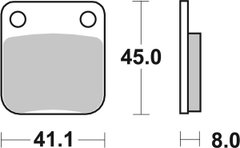 Гальмівні колодки Renthal RC-1 Works Brake Pads, Sintered BP-115 фото