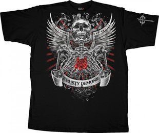 Футболка Crusty Roseheart [Black], L CDM004-001-L