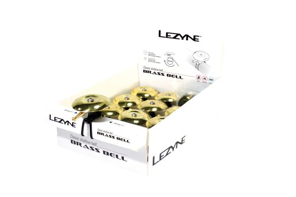 Велозвонок Lezyne Classic Shallow Brass Bell Y13 4712805 991112 фото
