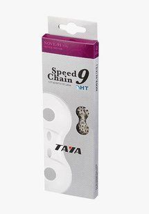 Велосипедний ланцюг TAYA Nove-91 Silver/Black 9 швидкостей Nove-91-Si-Bl