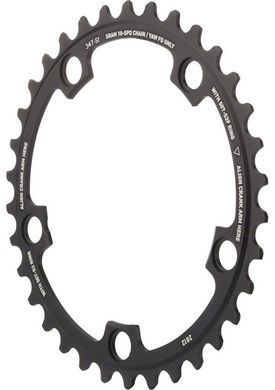 Звезда SRAM Road Red2012 X-Glide R 34T Yaw 10шв 110 Alum 3mm BlastBlack 11.6218.001.001