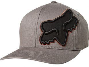 Кепка FOX EPICYCLE FLEXFIT HAT [Grey/Orange], S/M 23689-230-S/M