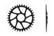 Звезда Garbaruk Race Face Cinch Round (34T, Offset 5.4mm, Black)