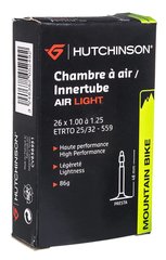 Камера Hutchinson Air Light 26x1.00-1.25 Presta 48 мм CV656951 фото
