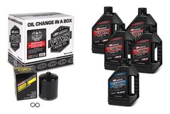 Комплект Maxima V-TWIN SPORTSTER Oil Change Kit - Synthetic [Black], 20w-50 90-119015PB фото