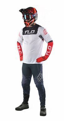 Джерси TLD Sprint Jersey Fractura [Charcoal Glo Red] 2X 323331016