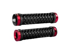 Гріпси ODI Vans® Lock-On Grips, Black w/ Red Clamps (чорні з червоними замками) D30VNB-R фото