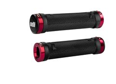 Гріпси ODI Ruffian MTB Lock-On Bonus Pack Black w/Red Clamps (чорні з червоними замками) D30RFB-R фото