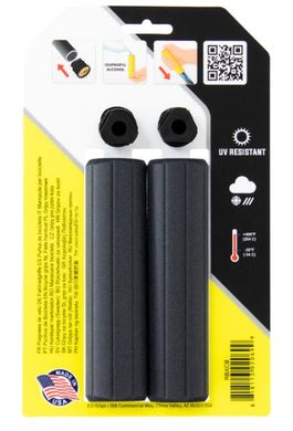 Грипсы ESI Ribbed Extra Chunky Black Silicone Bicycle Grips RBXCB фото
