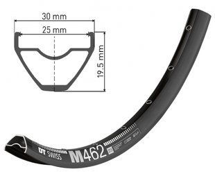 Обід DT Swiss M 462 27.5x25мм 28отв. RDM04665028S011507