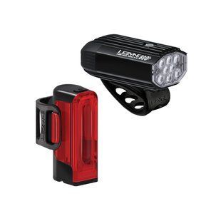 Комплект світла Lezyne MICRO 800+/STRIP 300+ PAIR Чорний матовий/Чорний 800/300 люменівів Y17 4710582 552144