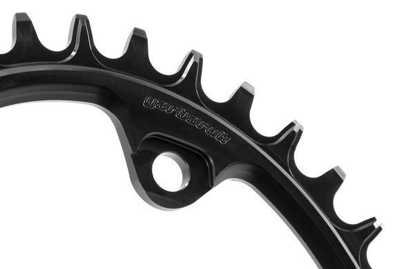 Звезда Garbaruk 96 BCD (Shimano M6000/M7000/M8000) Oval (34T, Offset 0.5mm, Black) 5907441508193