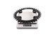 Звезда Garbaruk 96 BCD (Shimano M6000/M7000/M8000) Oval (34T, Offset 0.5mm, Black)
