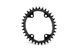 Звезда Garbaruk 96 BCD (Shimano M6000/M7000/M8000) Oval (34T, Offset 0.5mm, Black)
