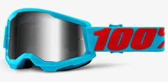 Мото маска 100% STRATA 2 Goggle Summit - Mirror Silver Lens- Mirror Lens 50028-00011 фото