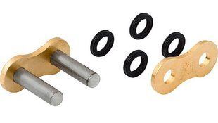 Замок ланцюга AFAM MR Rivert Link - 520 [Gold], 520 / Seal Ring MR-A520XRR3-G