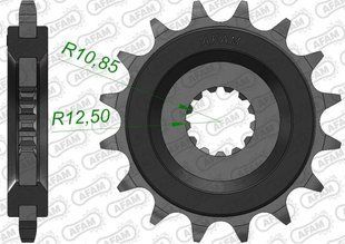 Зірка AFAM Shaft Sprocket 525 Rubber, 15z 28401NR-15