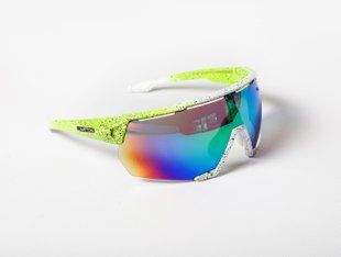Окуляри Lynx Omaha Race, shiny green / white with black spot Omaha Race