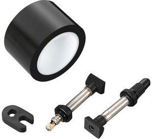 Комплект для безкамерки SRAM TUBELESS KIT TUBELESS UNI VALVE/TAPE KIT 28MM, 2RIMS 00.1918.126.005